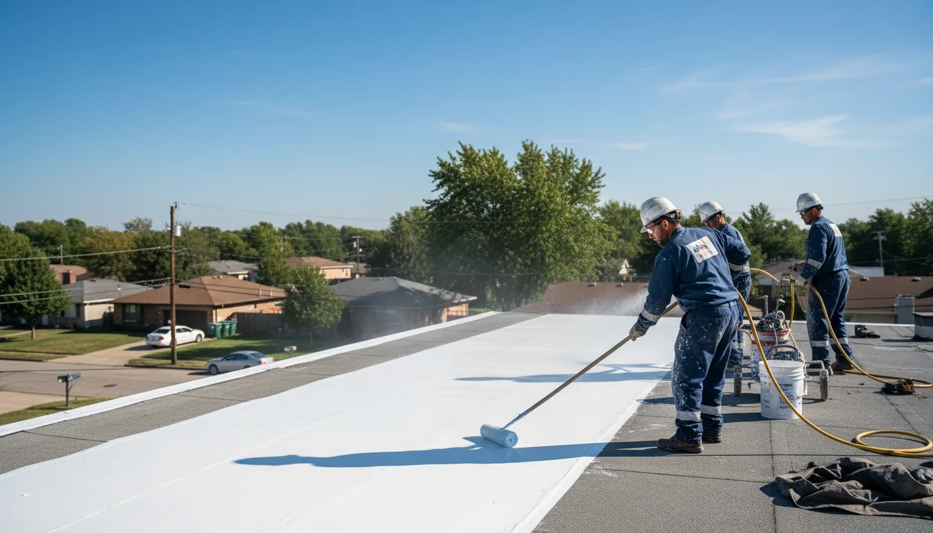 Commercial roof coating in Bingen, WA near me